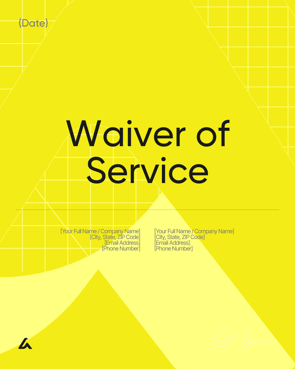 Waiver of Service
