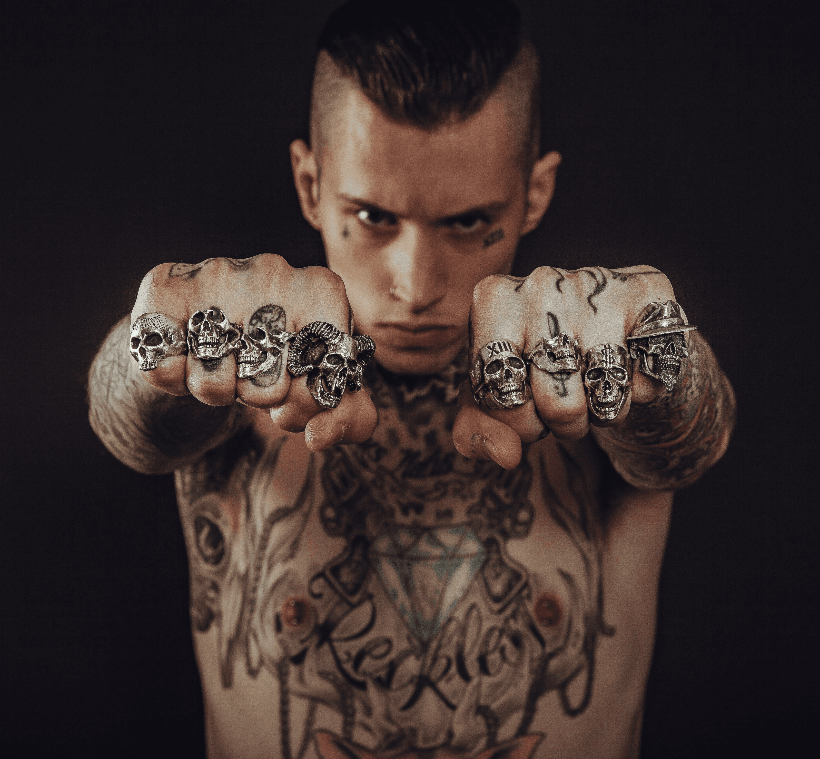 tattooed man