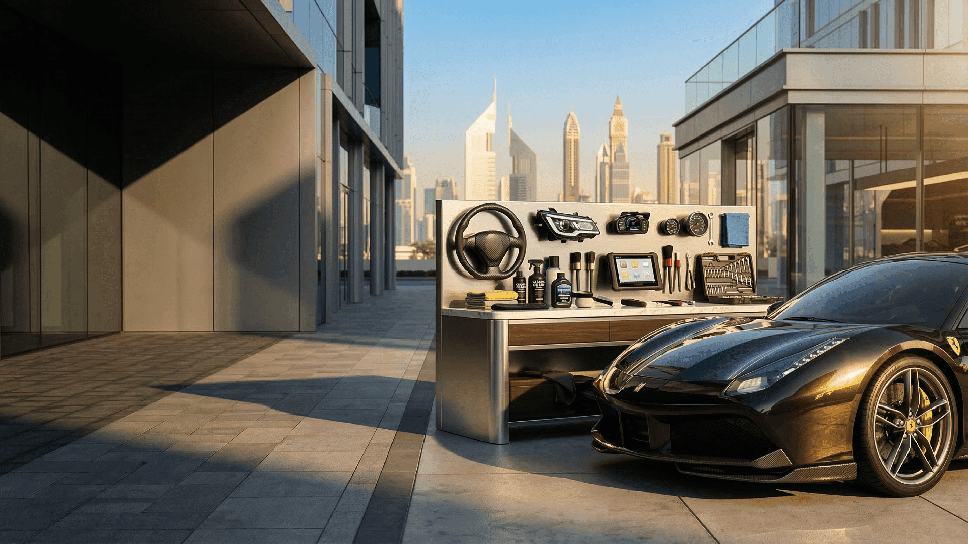 Car accessories and maintenance business license