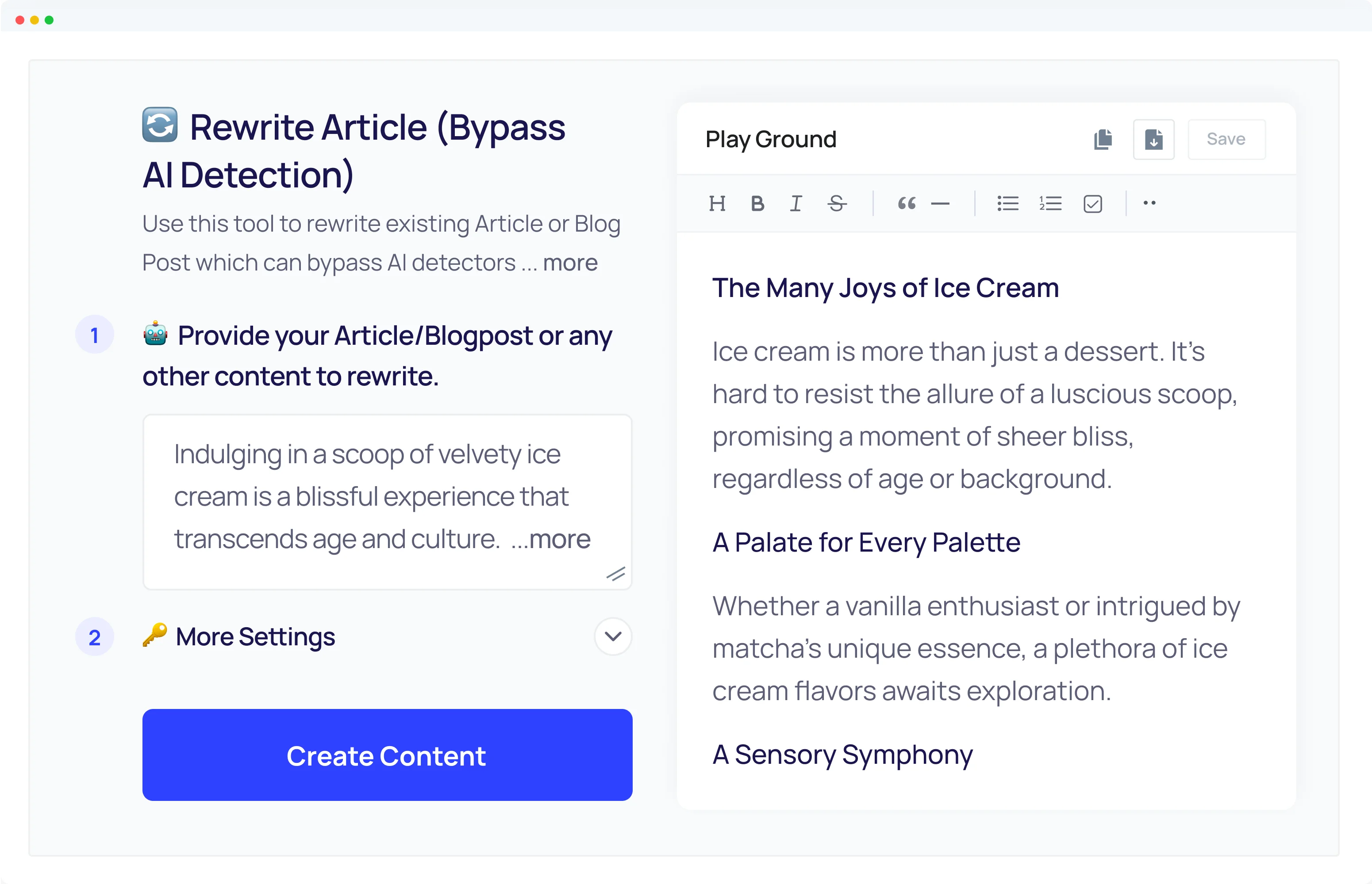 Article Rewrite Tool Example - 4