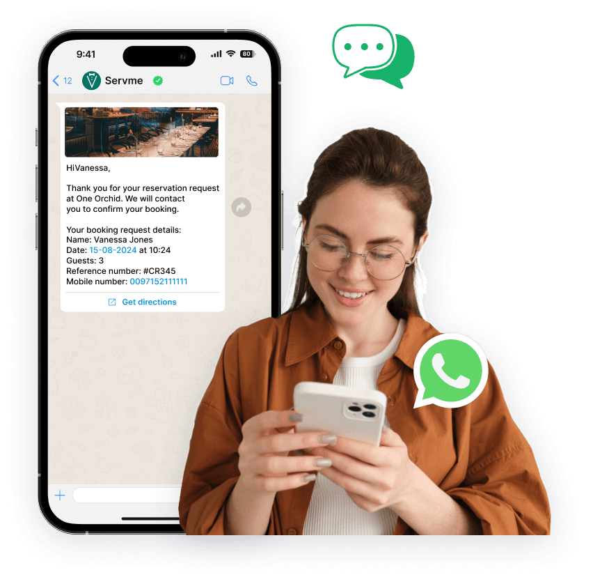 whatsapp messaging for restarurants