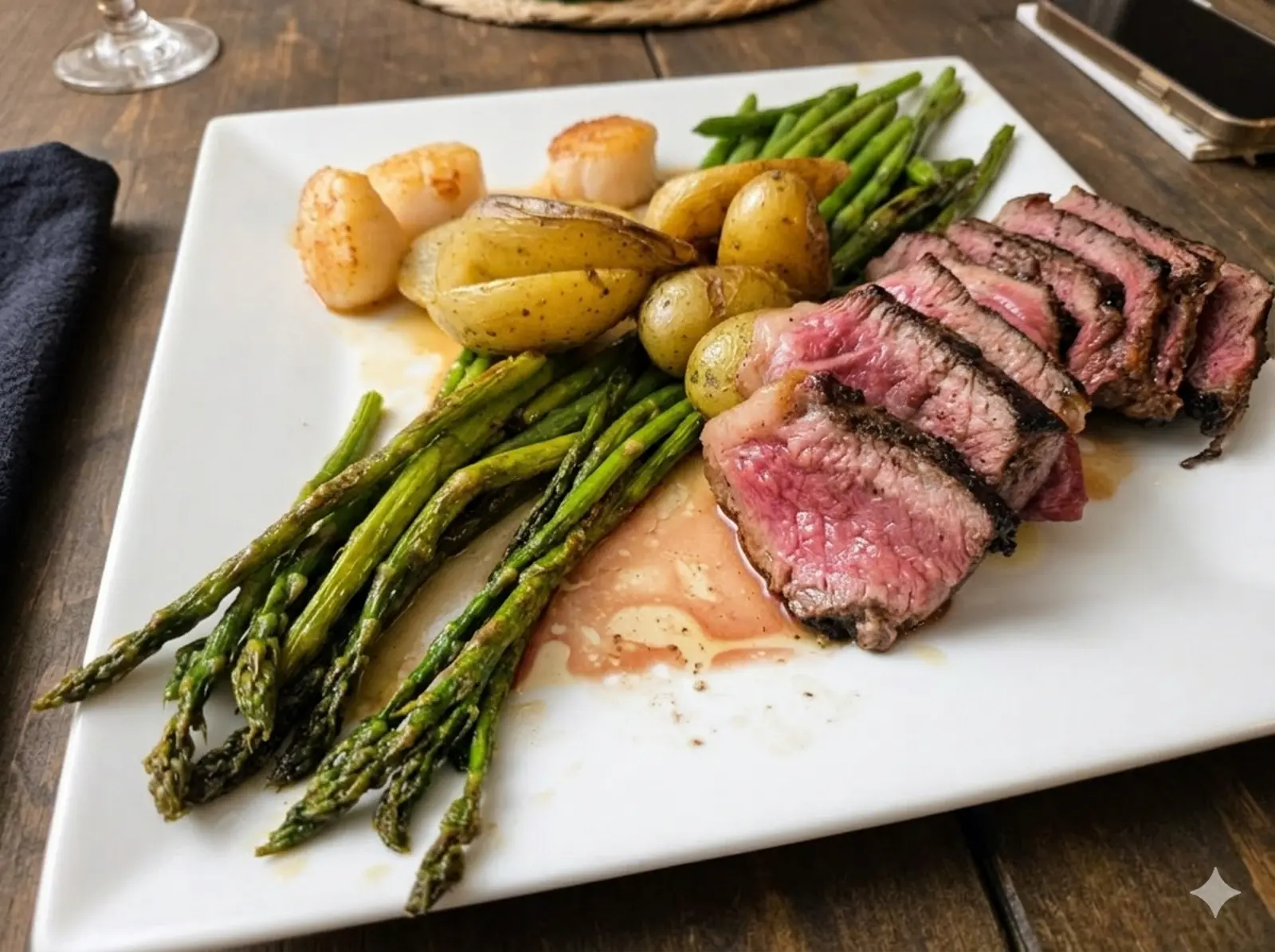 stainless steel fork and knife on white ceramic plate