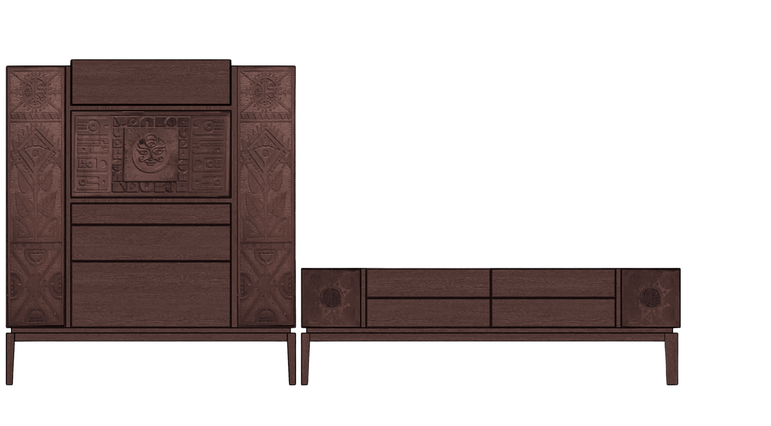 Tablet showing Bloomy UI