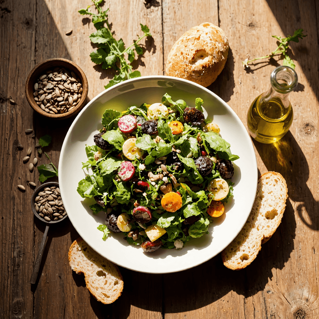 product photography of Gourmet Fresh Salad