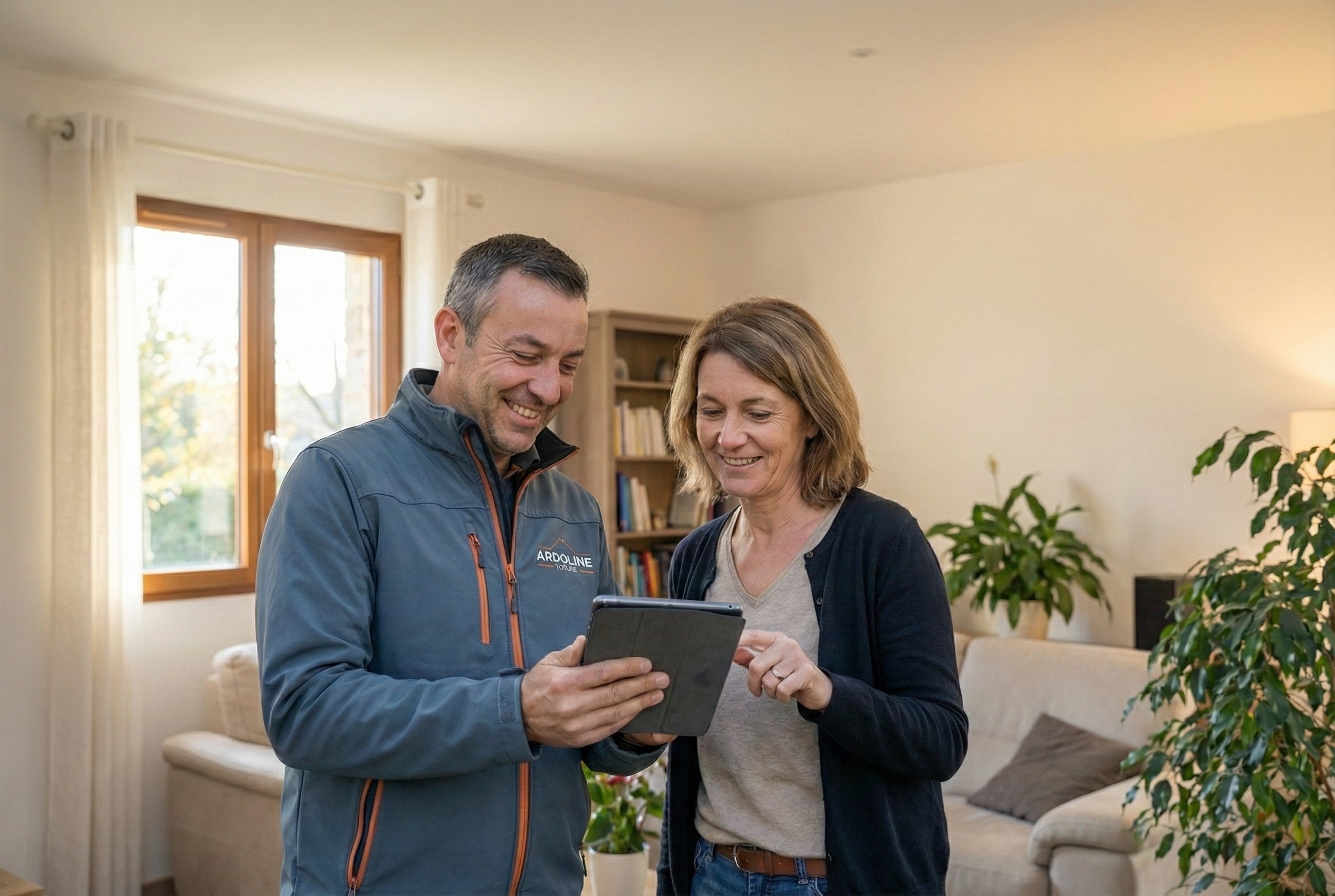 A man on a roof working on a roof