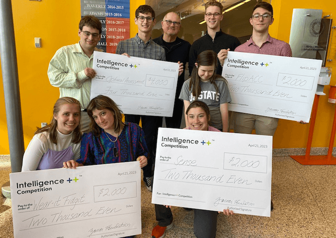 Intelligence++ competition winners took home a combined $10,000 in prize money.