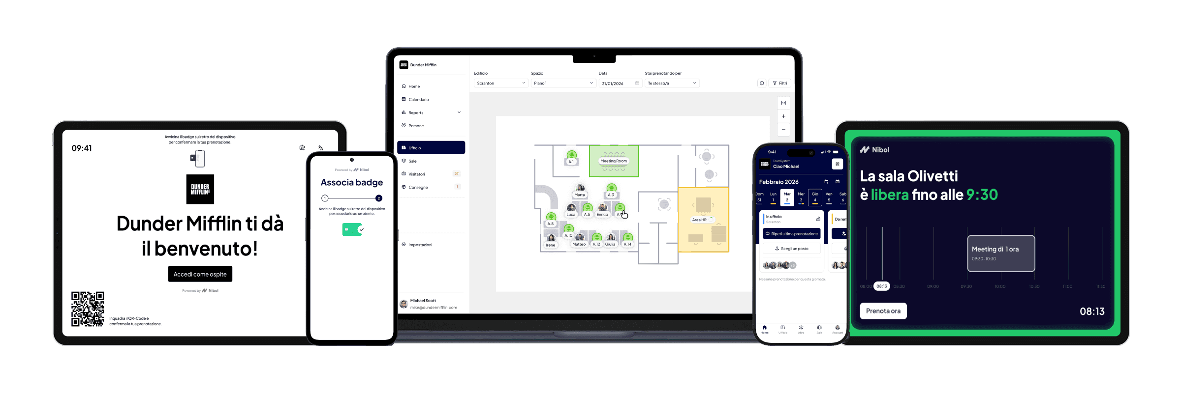 Tutte le piattaforme Nibol