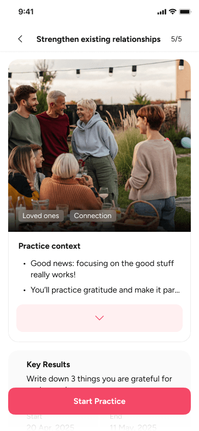 Measure Happiness app