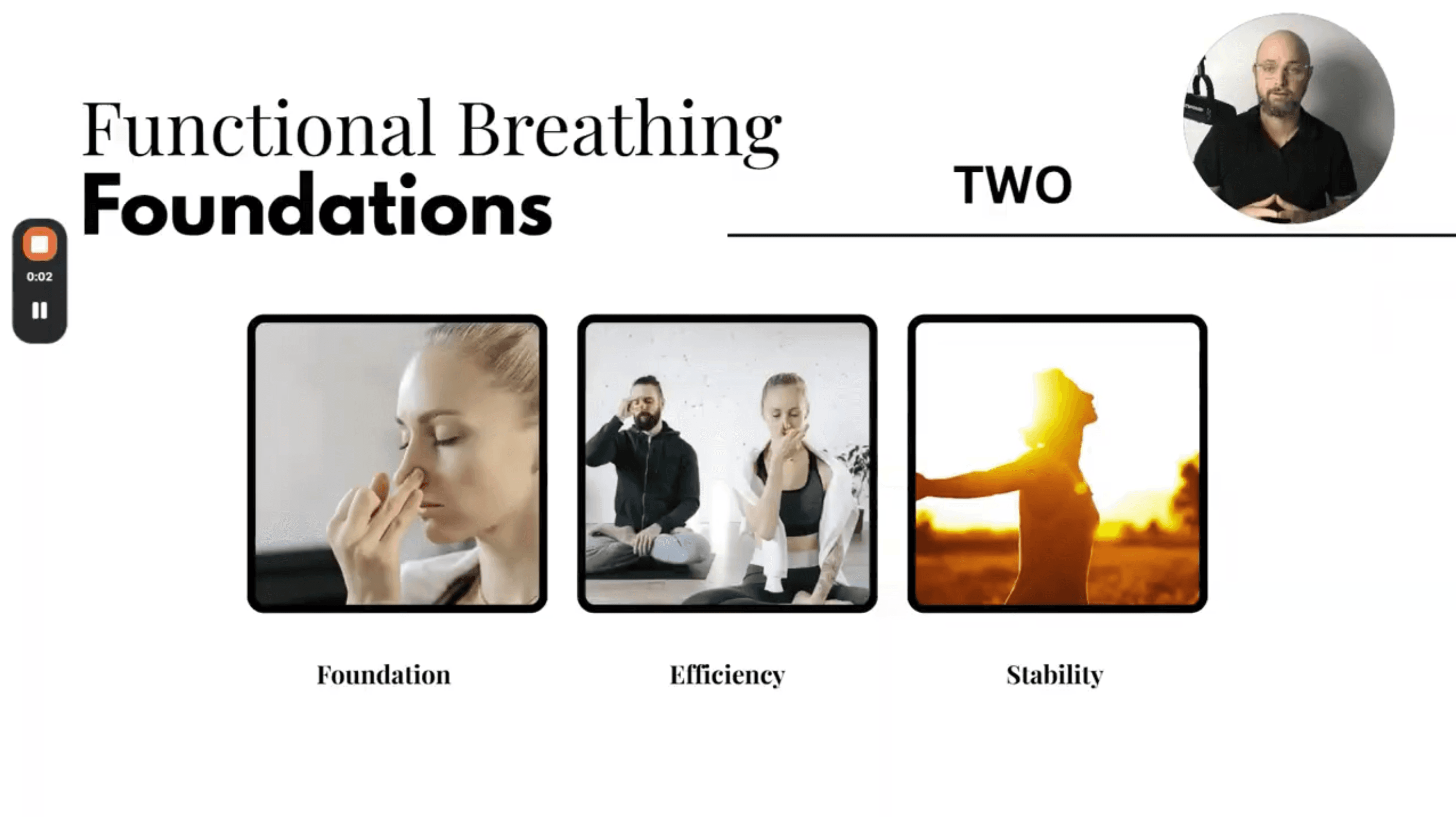 Functional breathing foundations module inside EPI Collective program