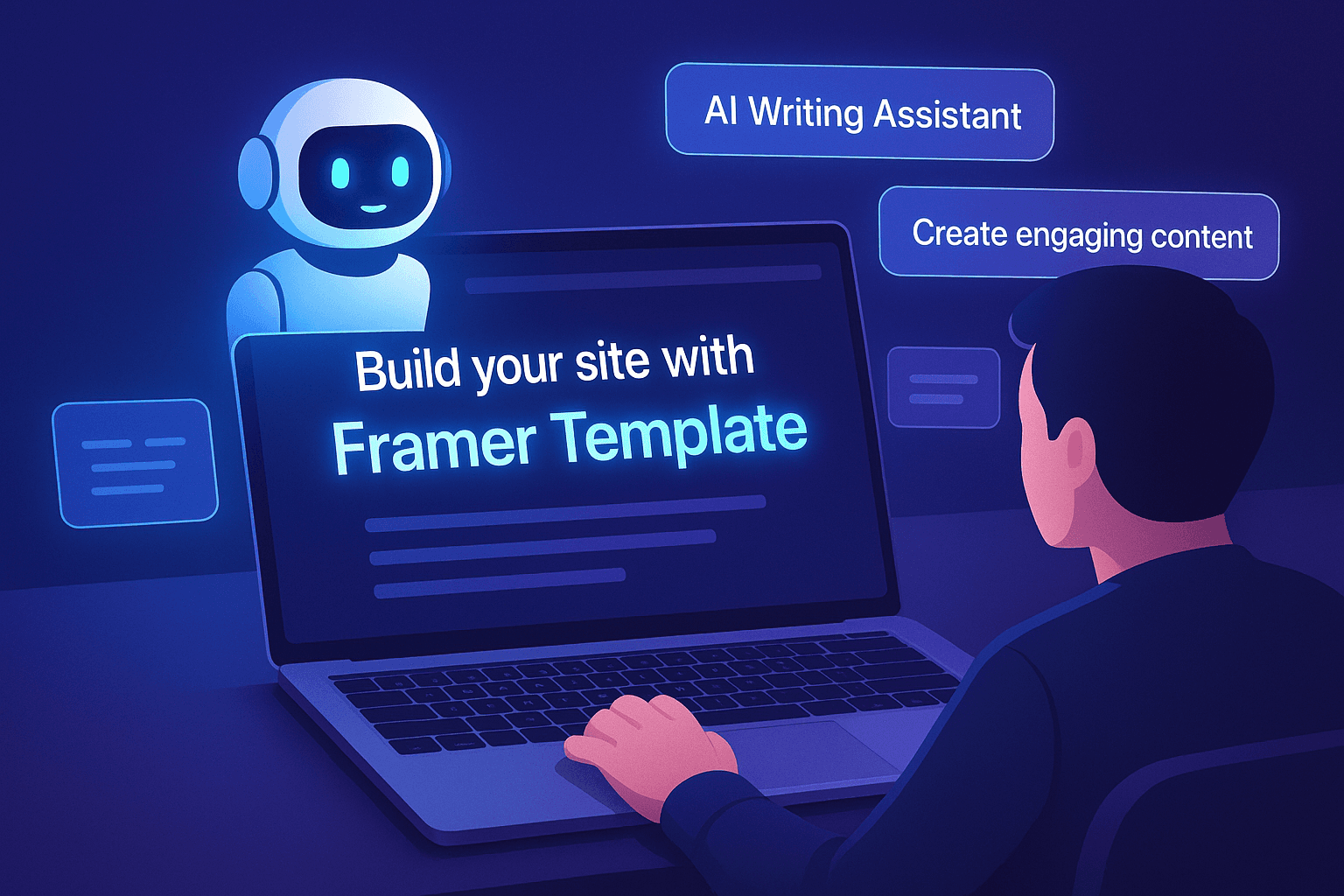 ai-powered content generation for framer templates