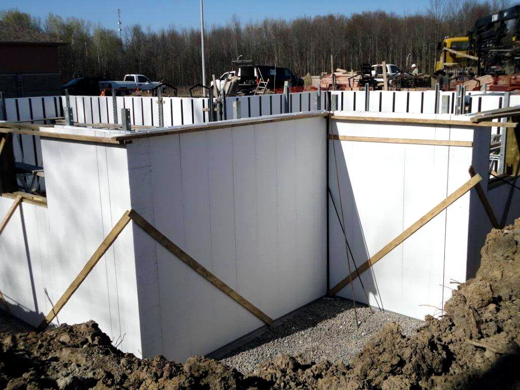 Stucco-ready basement foundation in Ontario - image 4