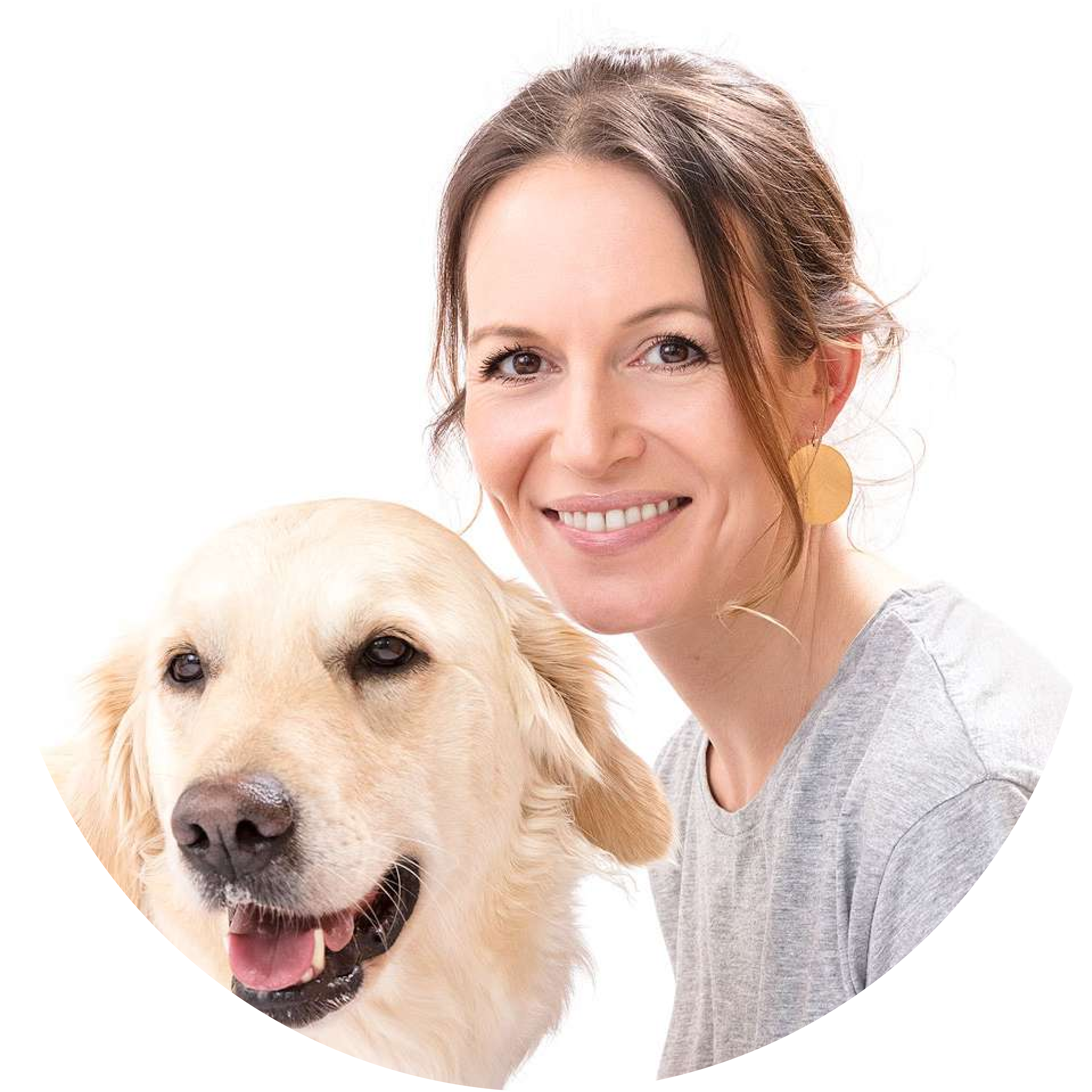 smiling woman wearing blue necklace