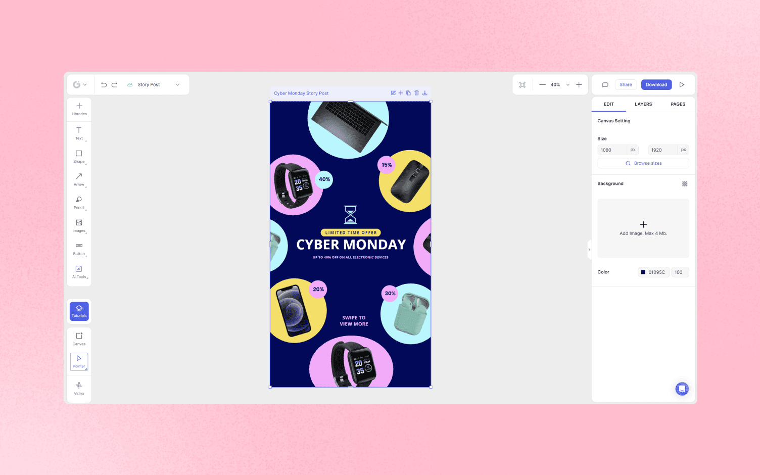 how to edit template in glorify