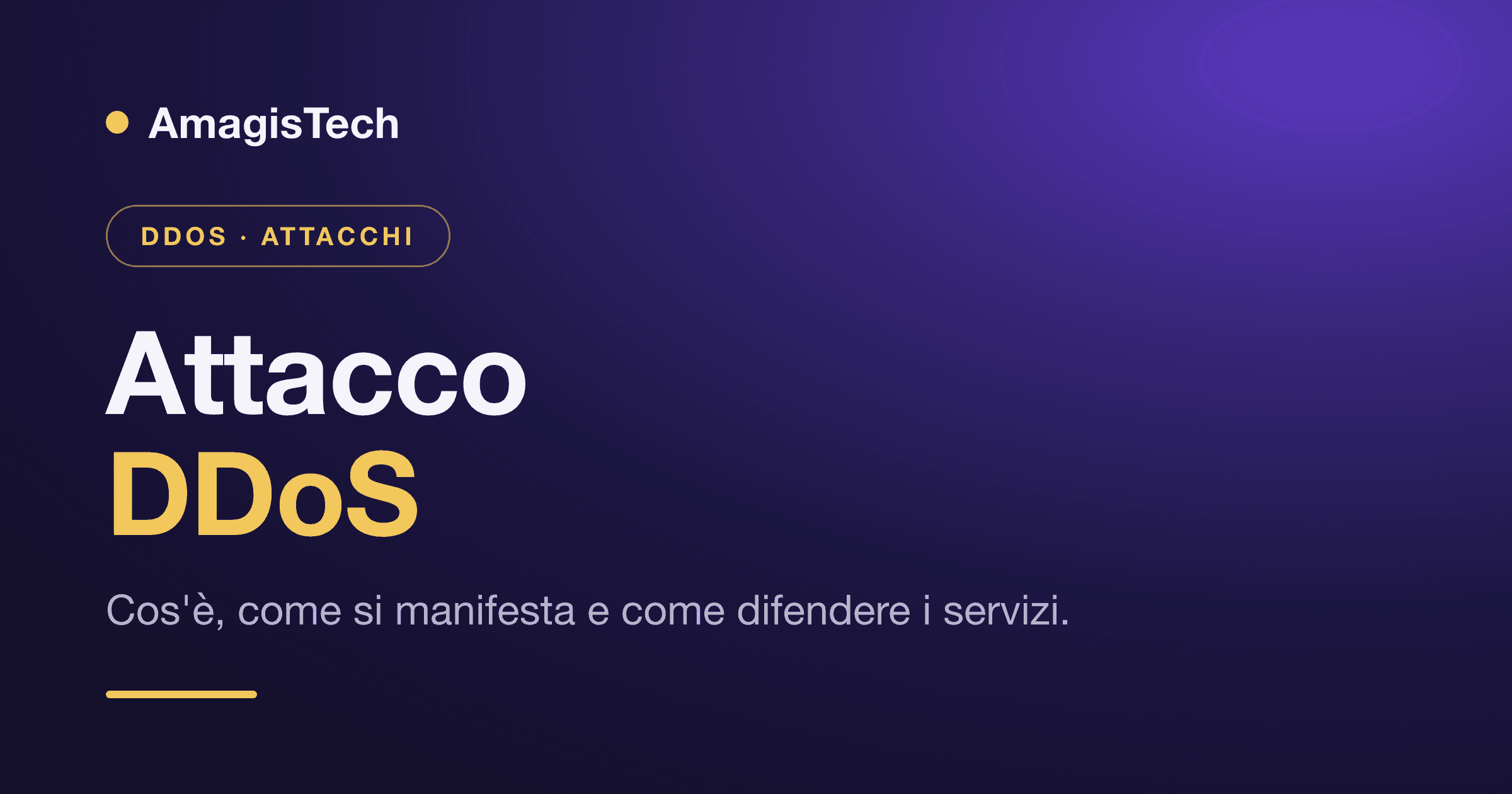 Attacco DDoS: cos'è, come funziona e come prepararsi