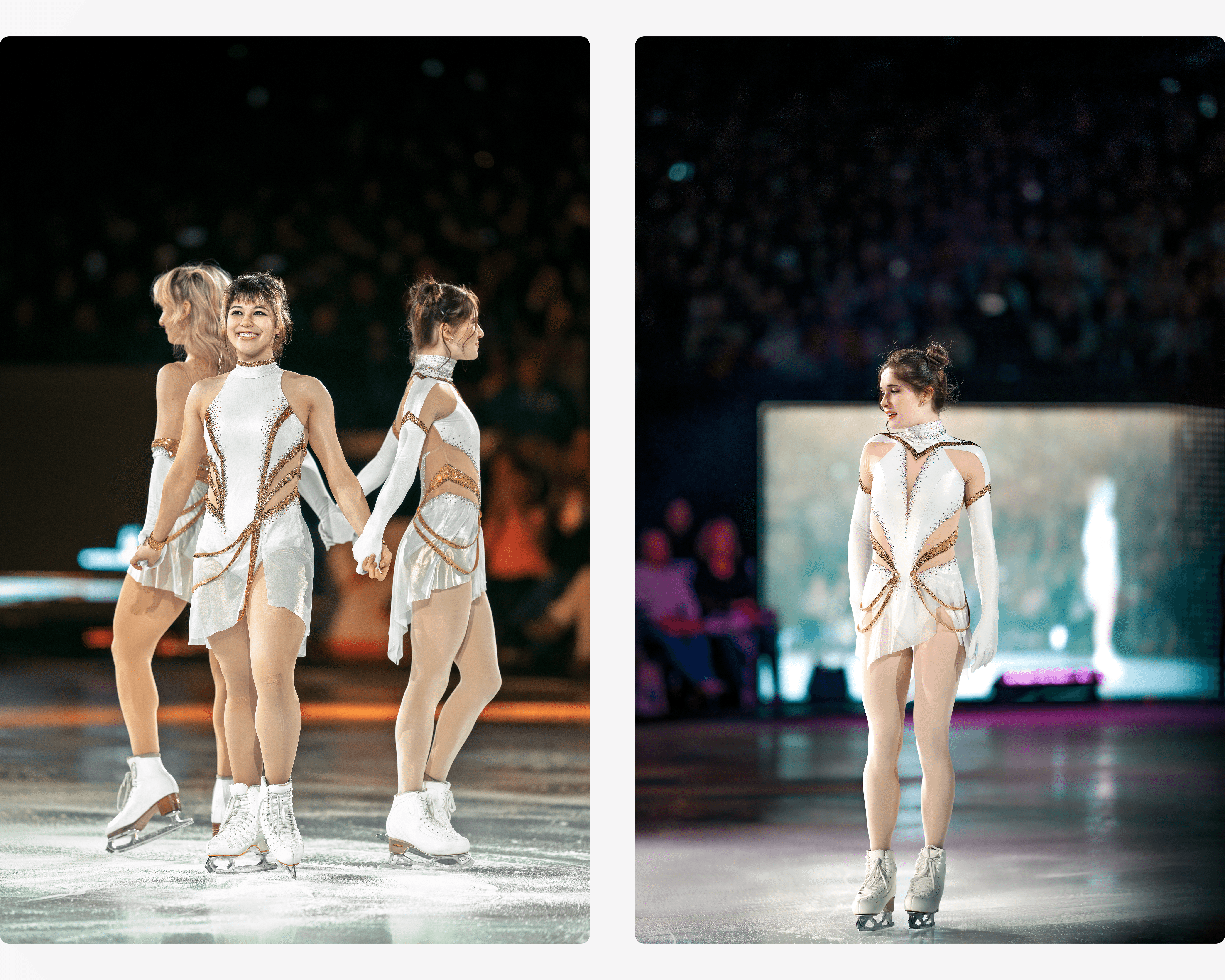 Alyssa Liu and Olympic crew perform in chicago at the All state Arena in Ice Skating Perfection