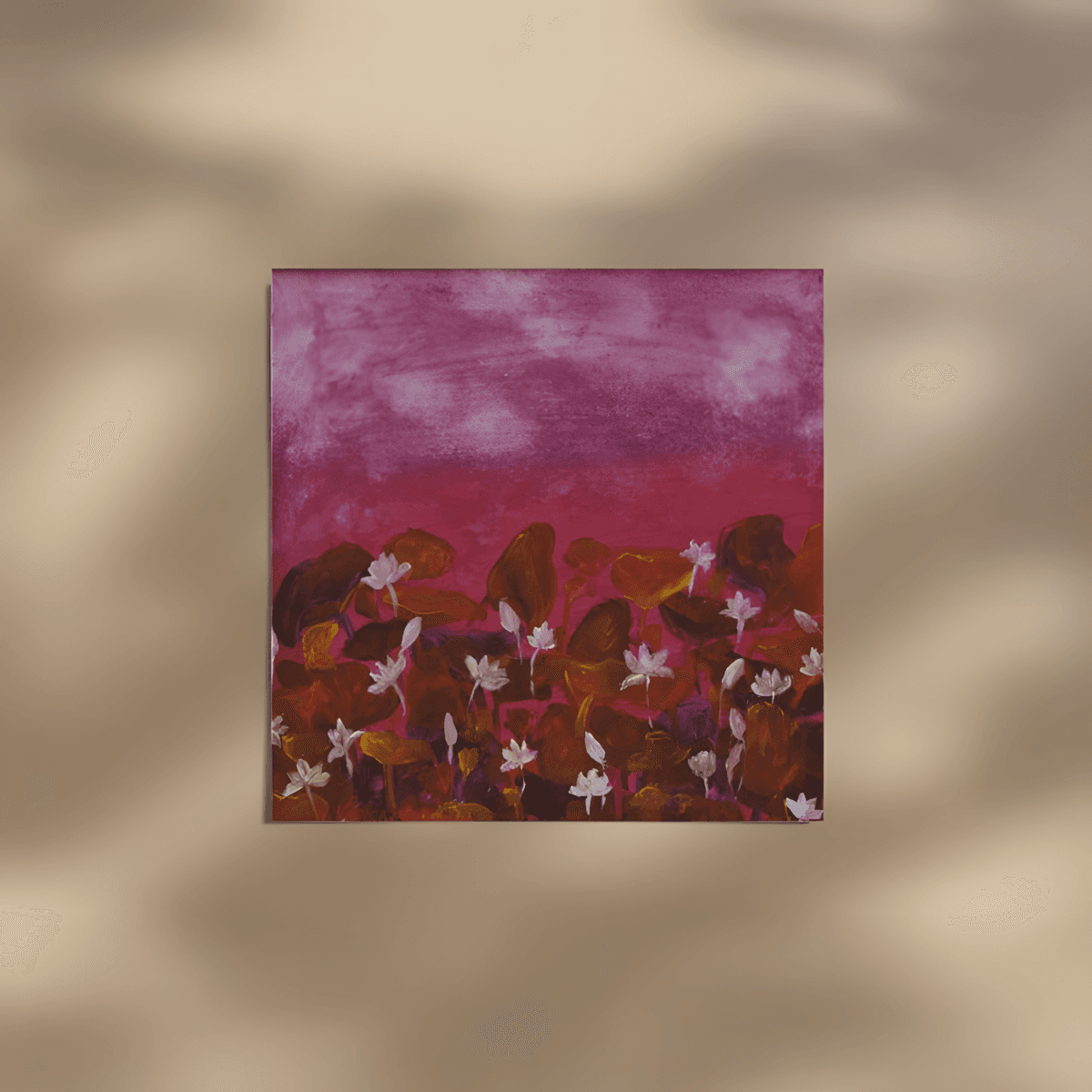 premium art poster and canvas prints, with originals available, from QART , of the artwork " Lily Sunset "