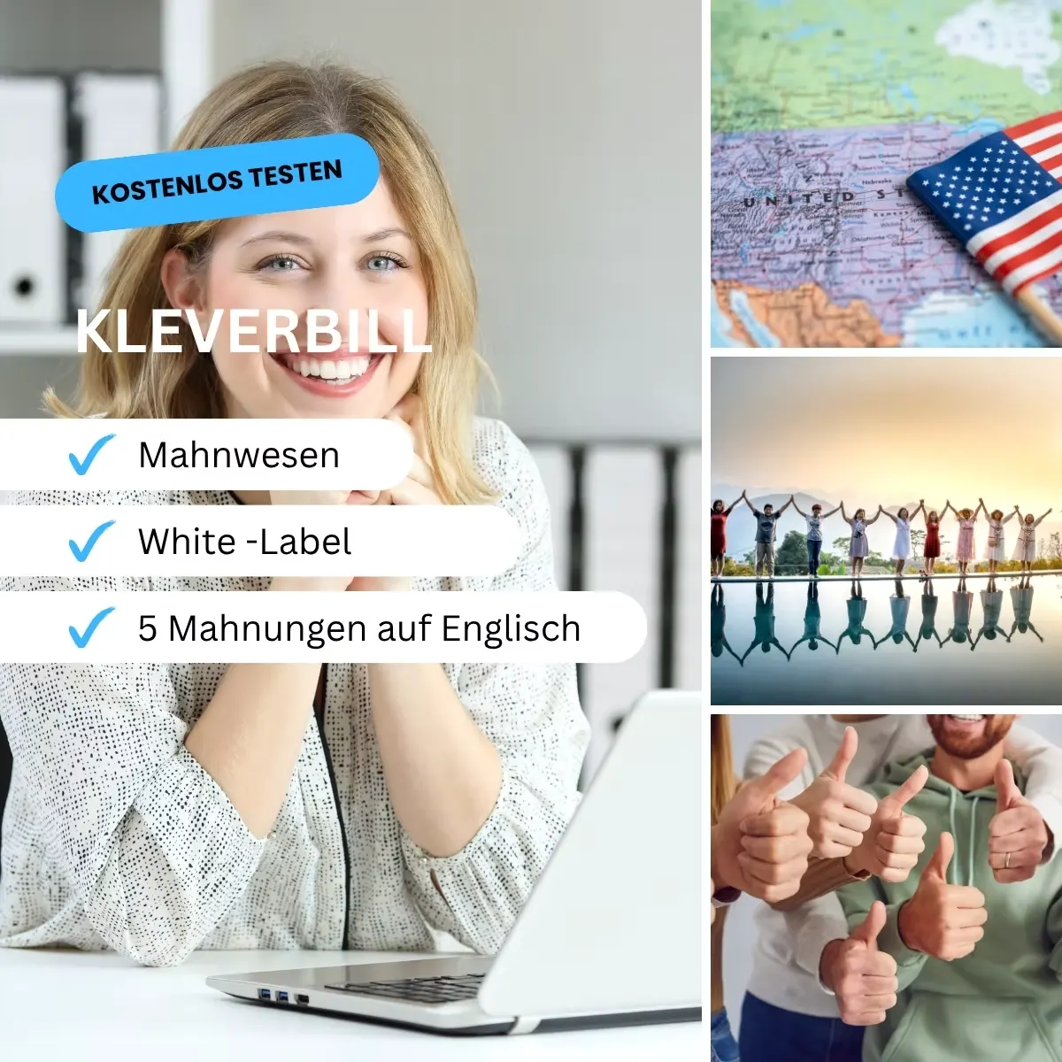 Five examples of an English payment reminder