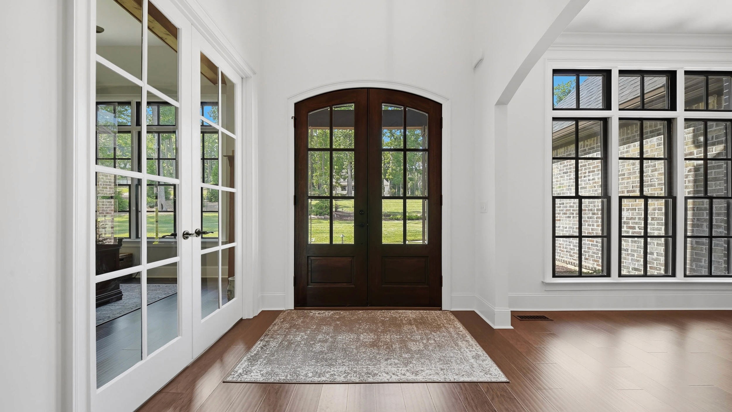 Foyer and front doors