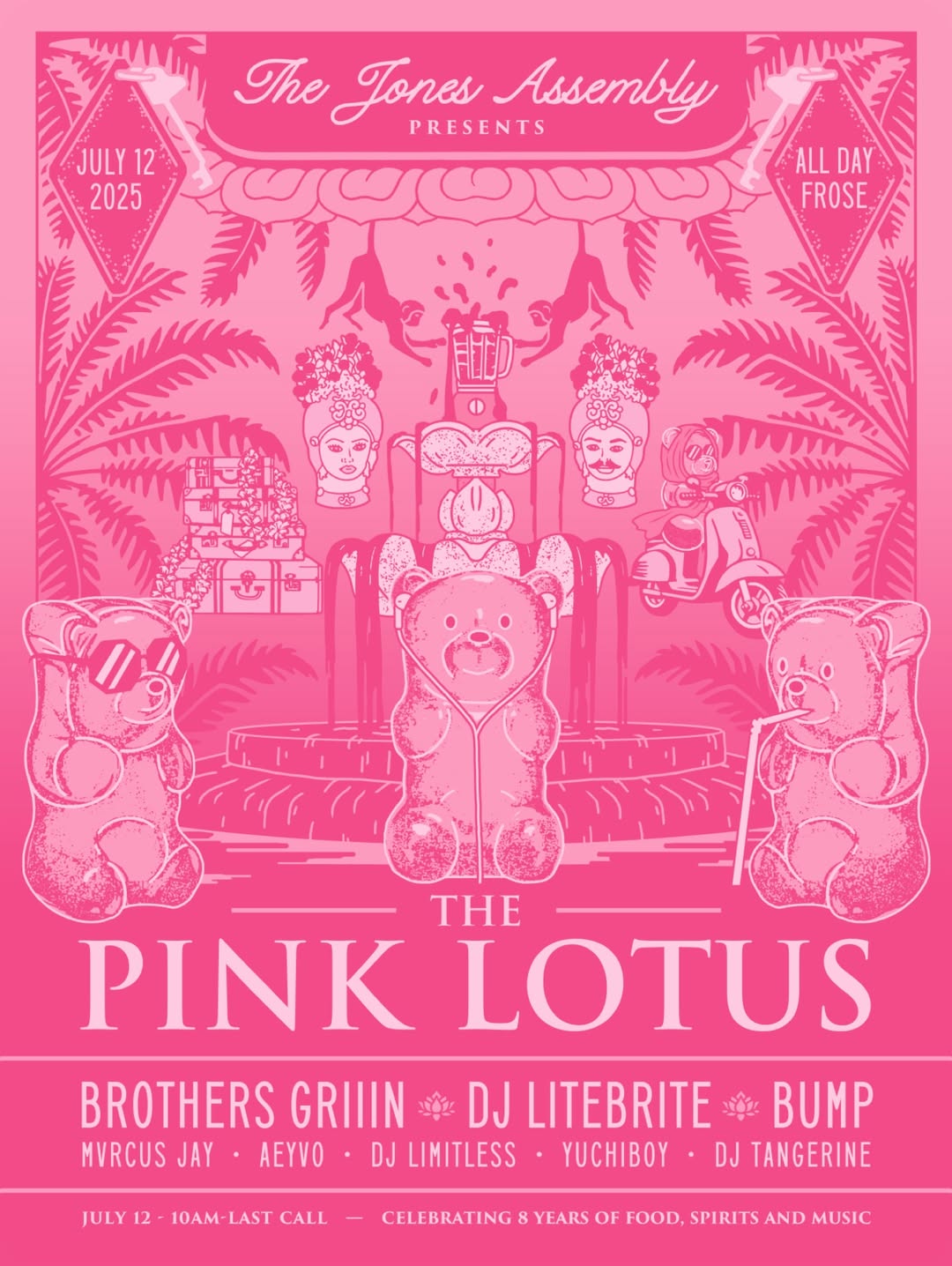 Pink Lotus - Jones Assembly All Day Frose