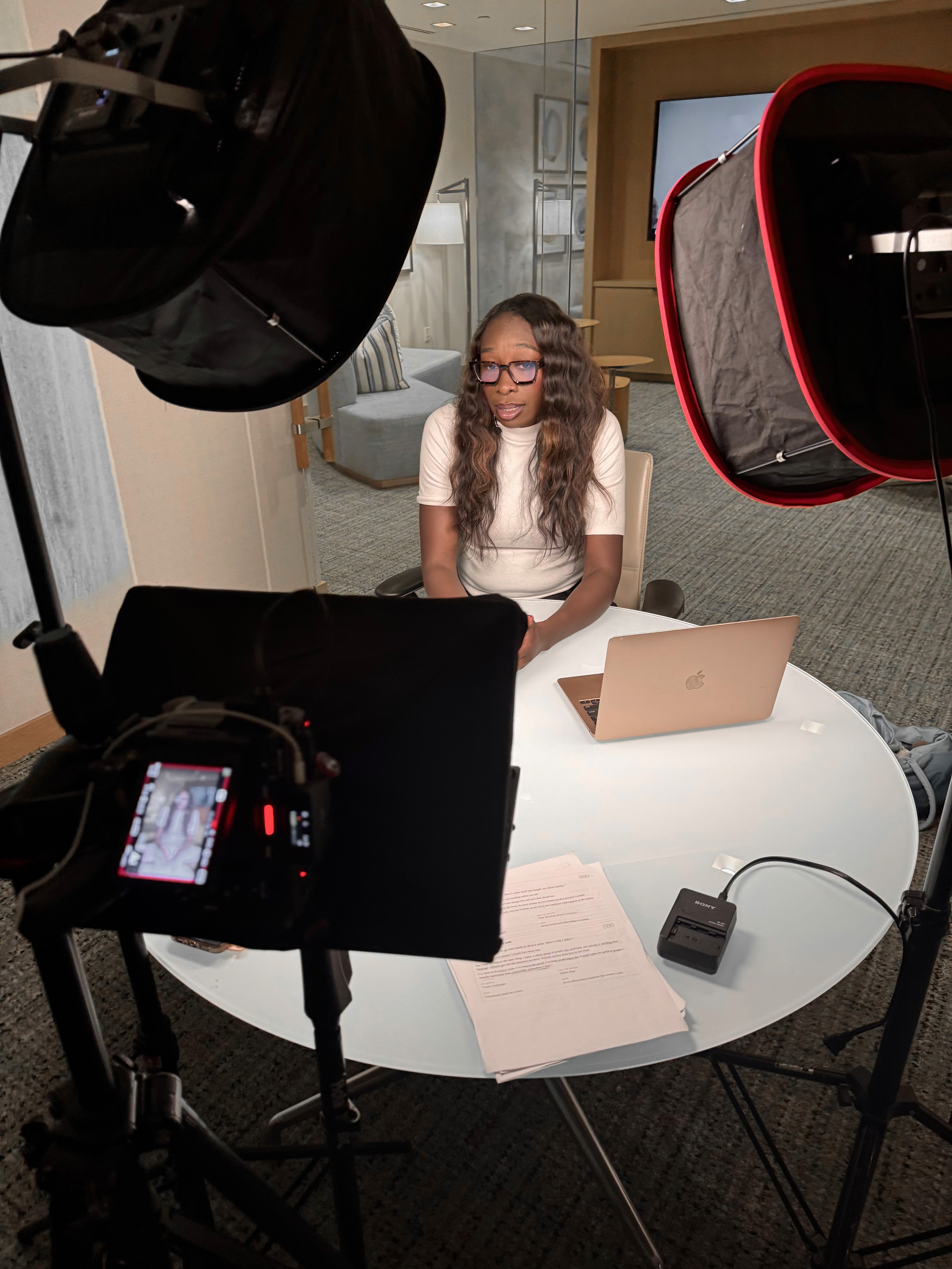 Behind the scenes