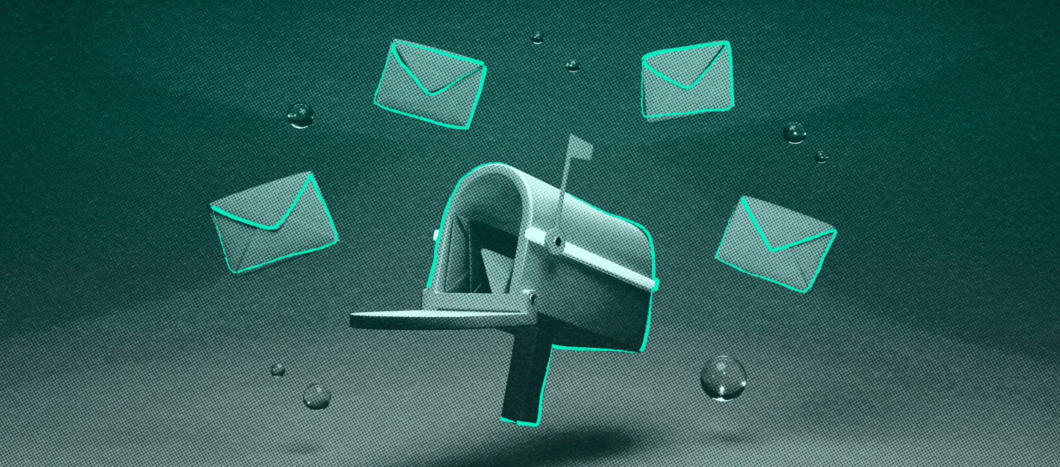 A 3D image of a floating mailbox with several mail envelopes around it, implying the importance of deliverability in email lifecycle marketing programs.