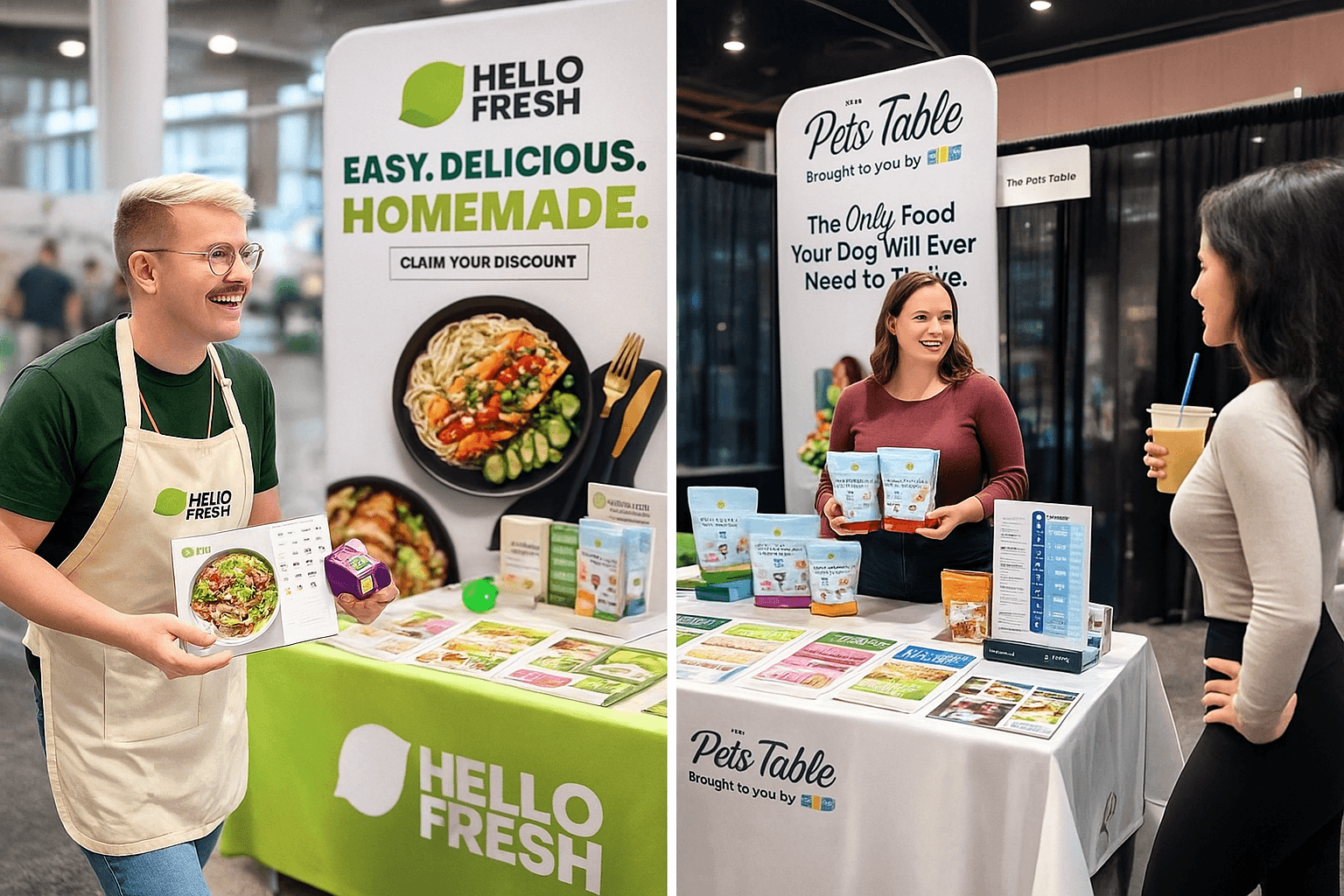 Hello Fresh and The Pets Table event