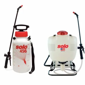 handheld sprayer with a long nozzle, hose, and adjustable strap