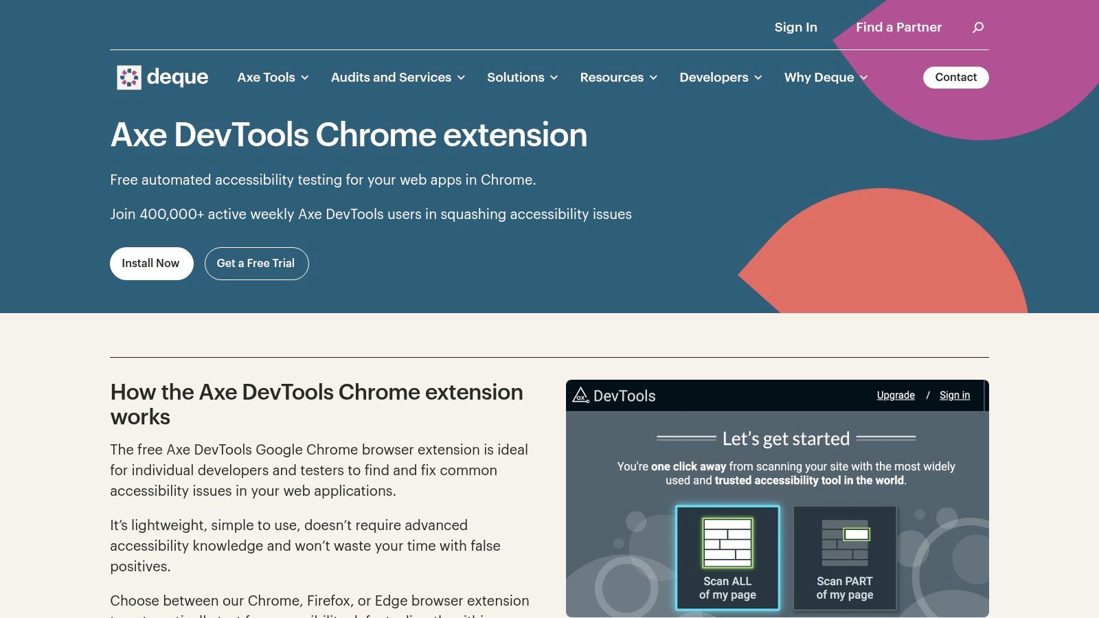 axe DevTools – Deque