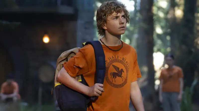 The character Percy Jackson at Camp Half-Blood as seen in the television series Percy Jackson and the Olympians.