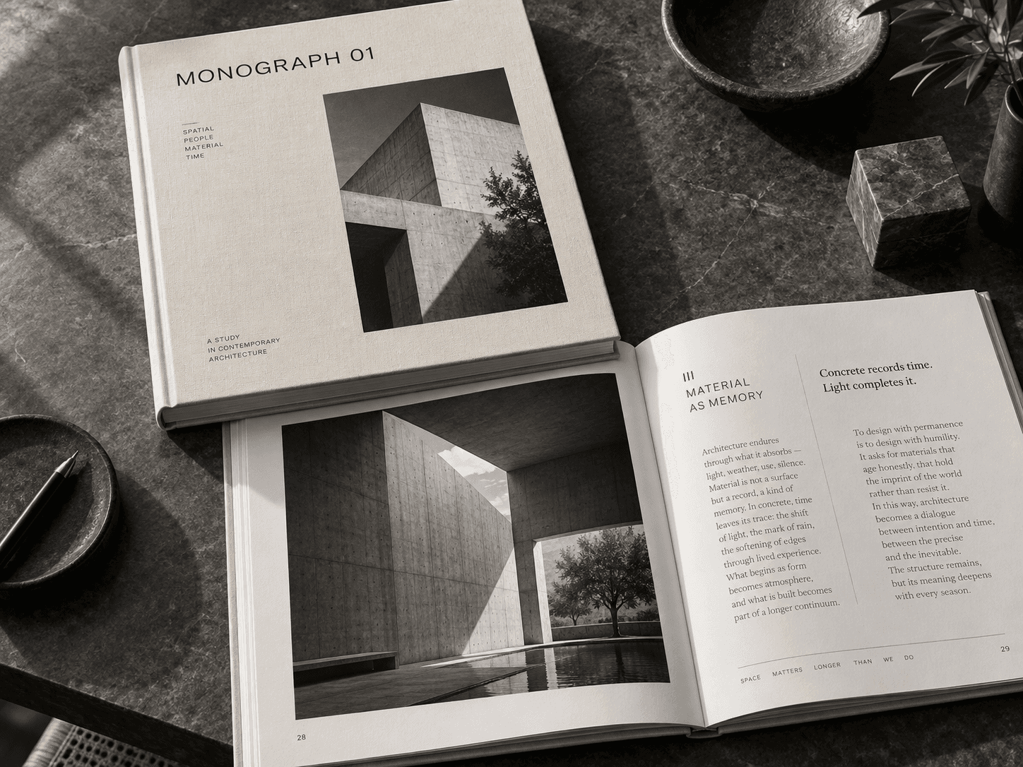 Monograph 01 architecture publication concept