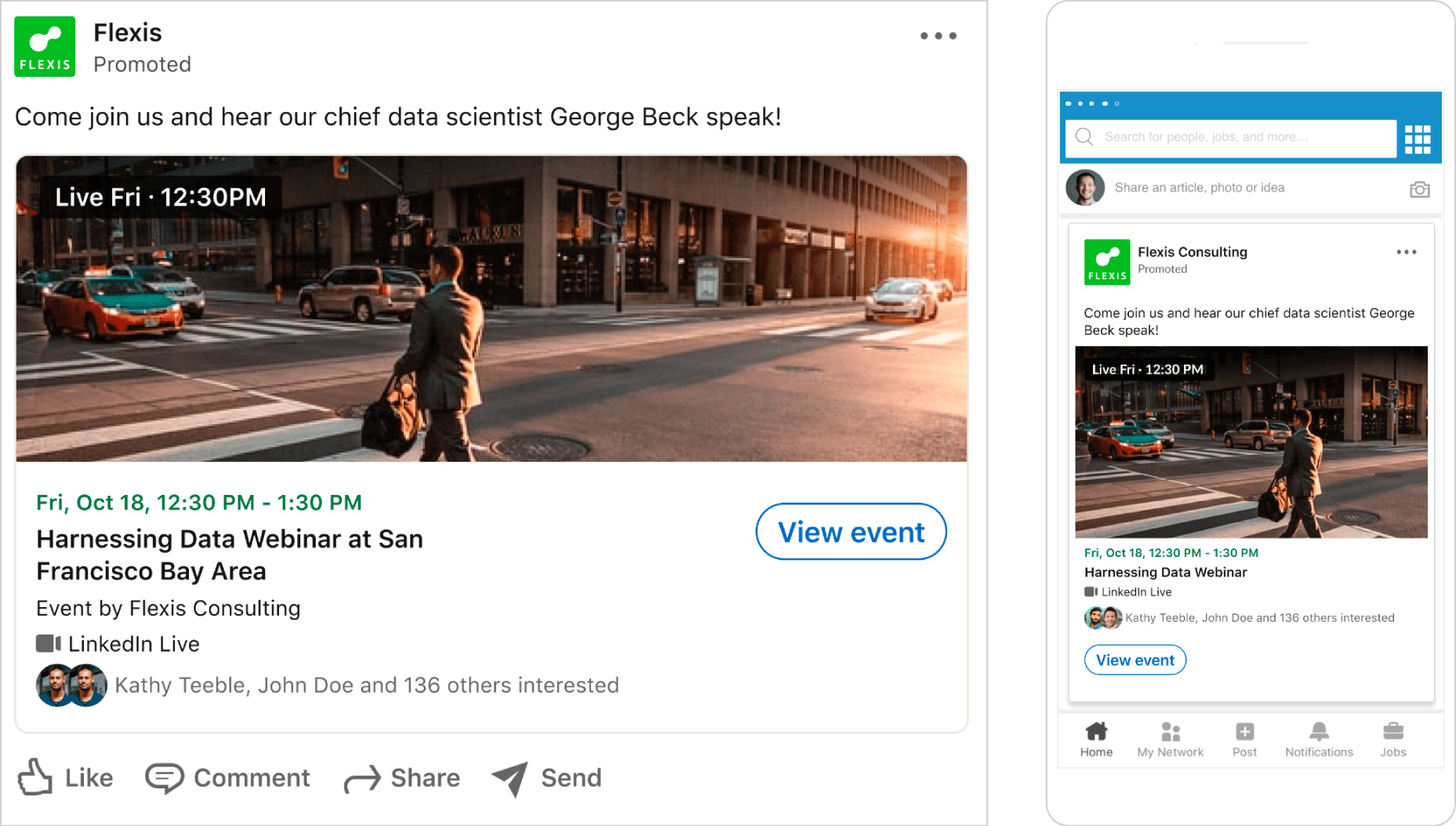 Event Ads Allow Viewers to RSVP Online