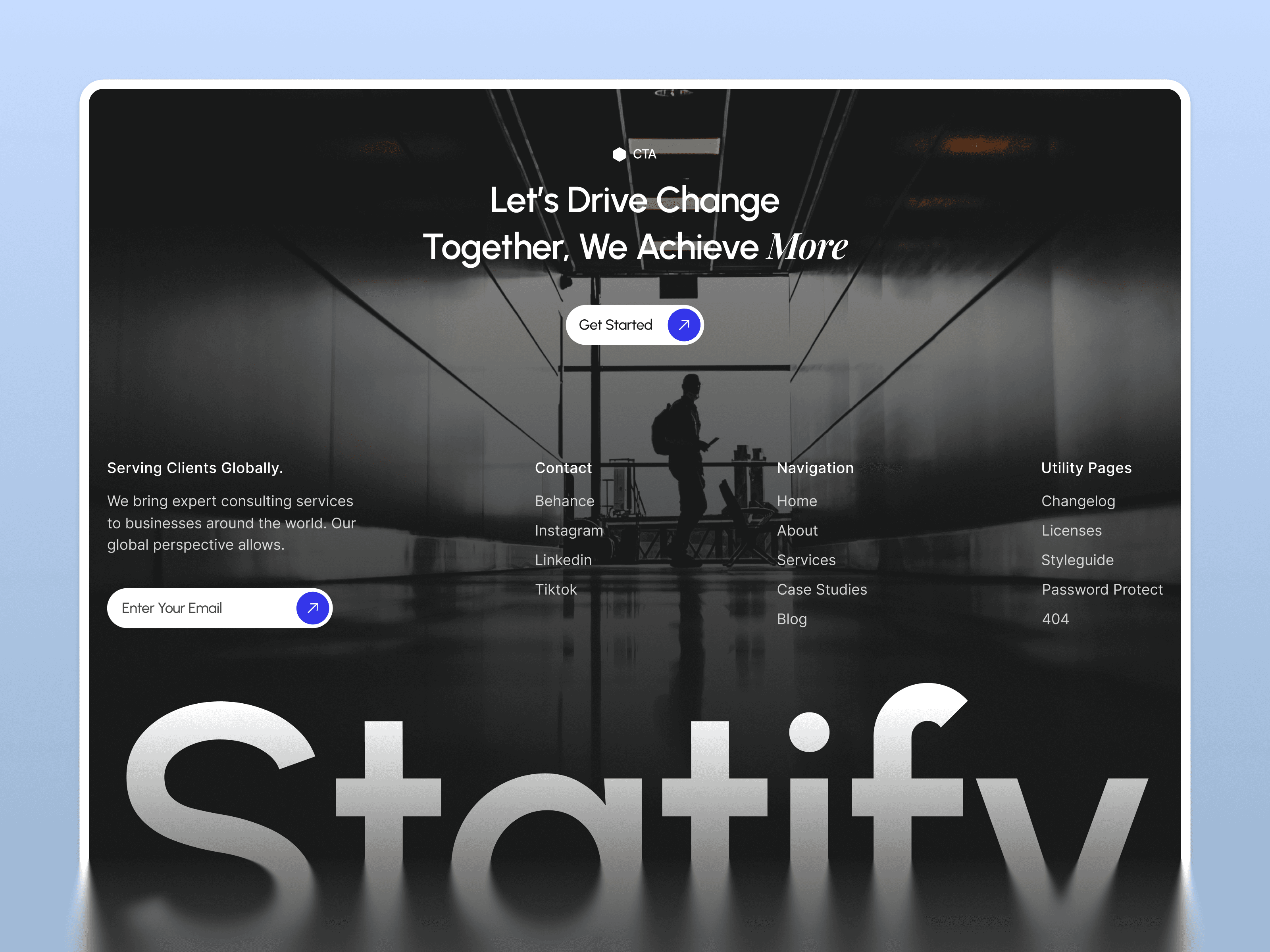 framer business template