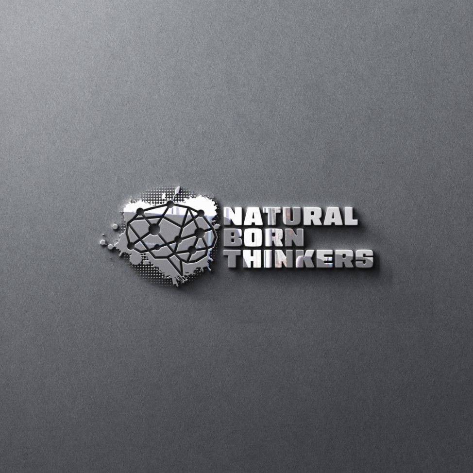 Natural Born Thinkers logo and brand design