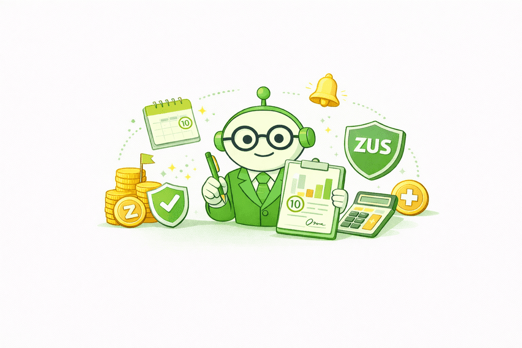 Rozliczenia ZUS i finanse firmy pod kontrolą – robot księgowy analizuje dane i terminy