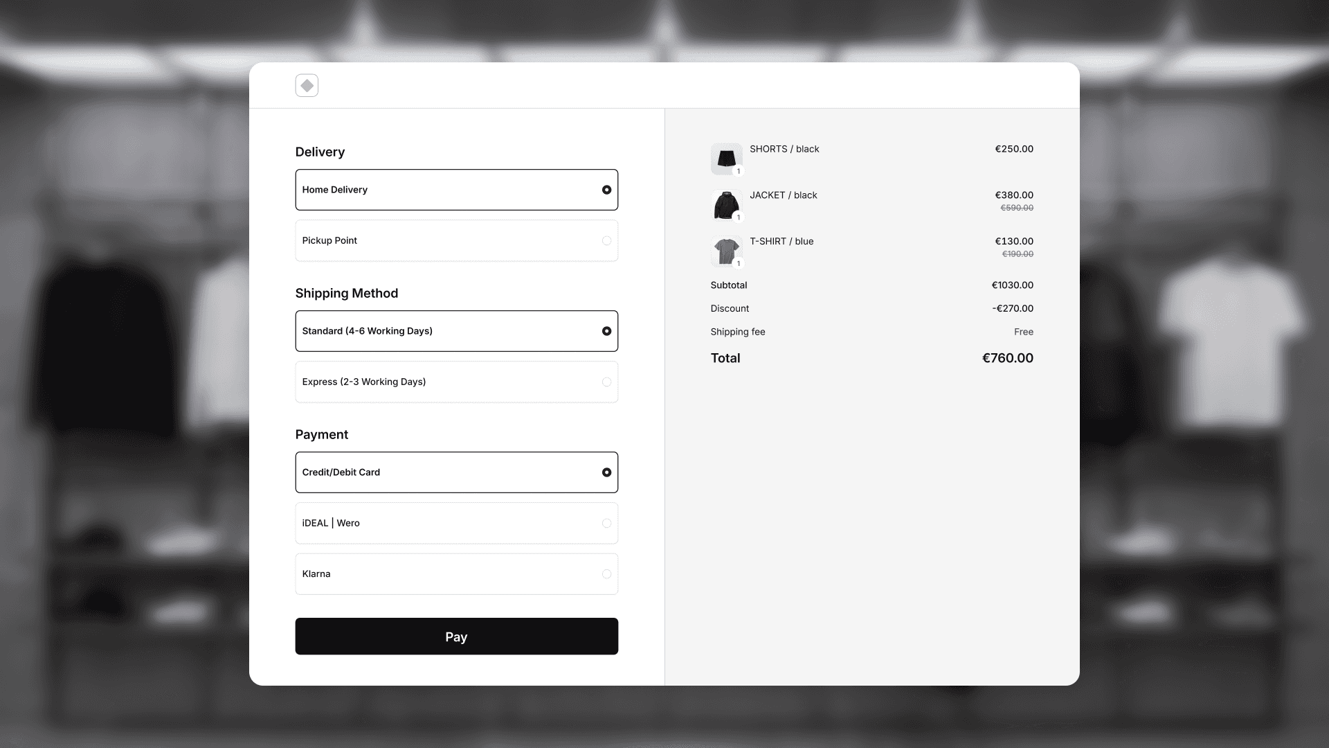 Blog banner showing checkout interface