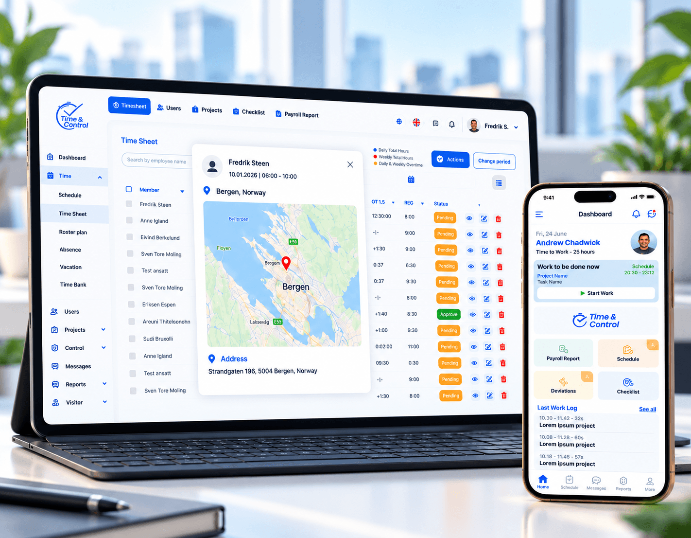 Workforce dashboard