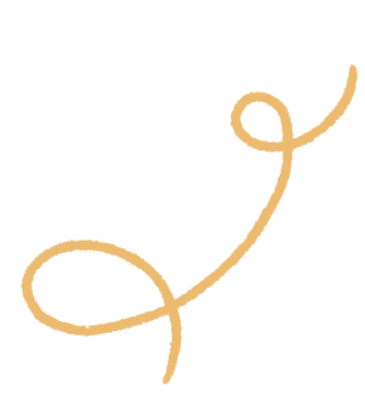 Abstract drawing of a curved, light orange line on a blue-green background.