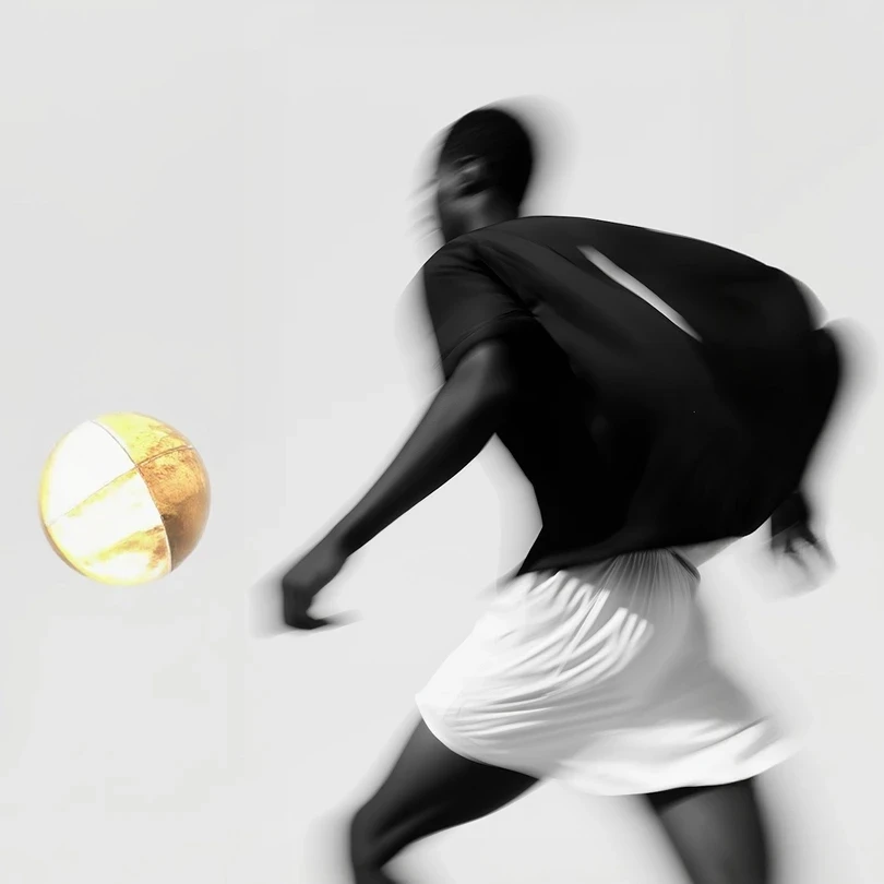 Dynamic Motion Blur white background