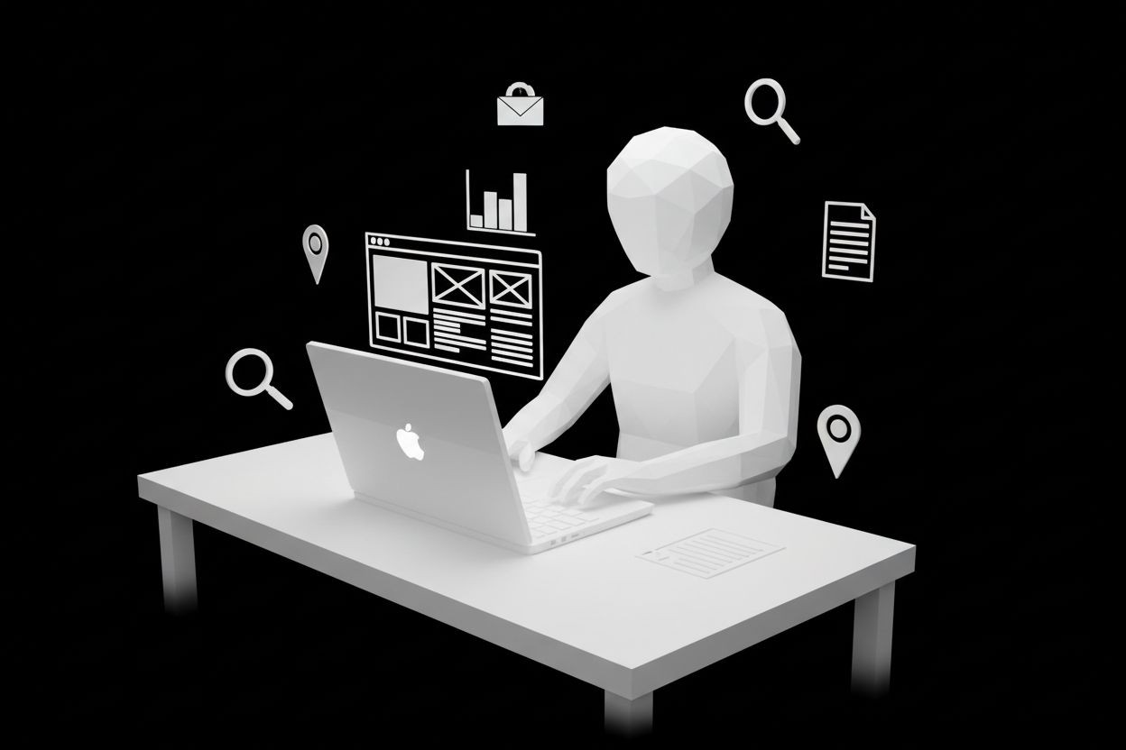 Estratega revisando el contenido existente