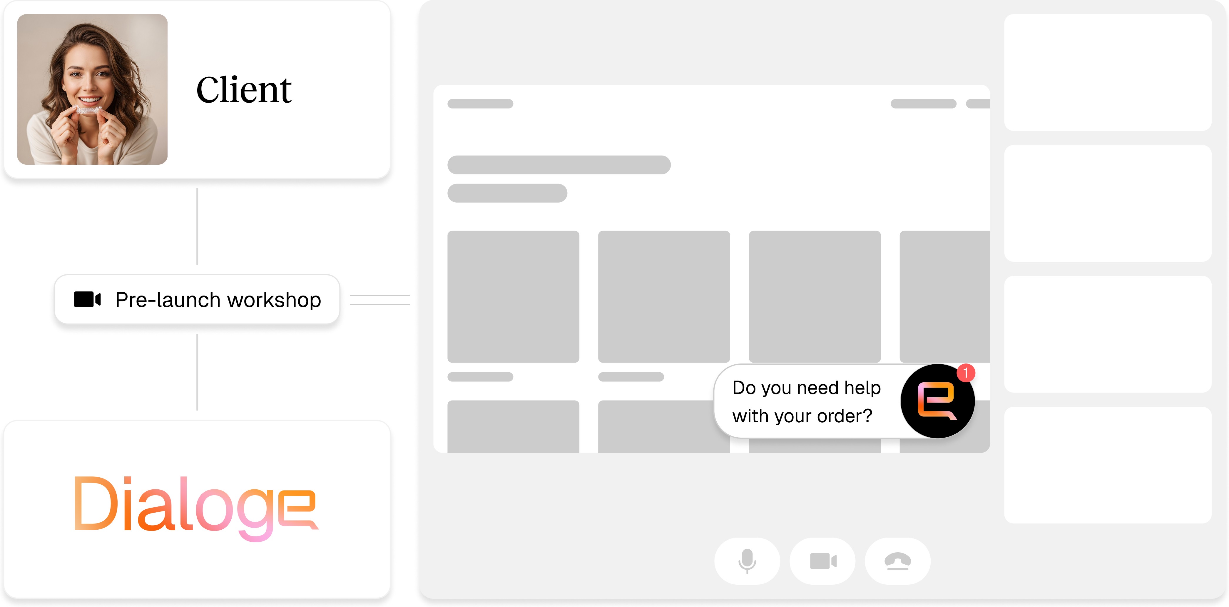 A digitally designed profile page featuring a photo, name, and sections for various content.