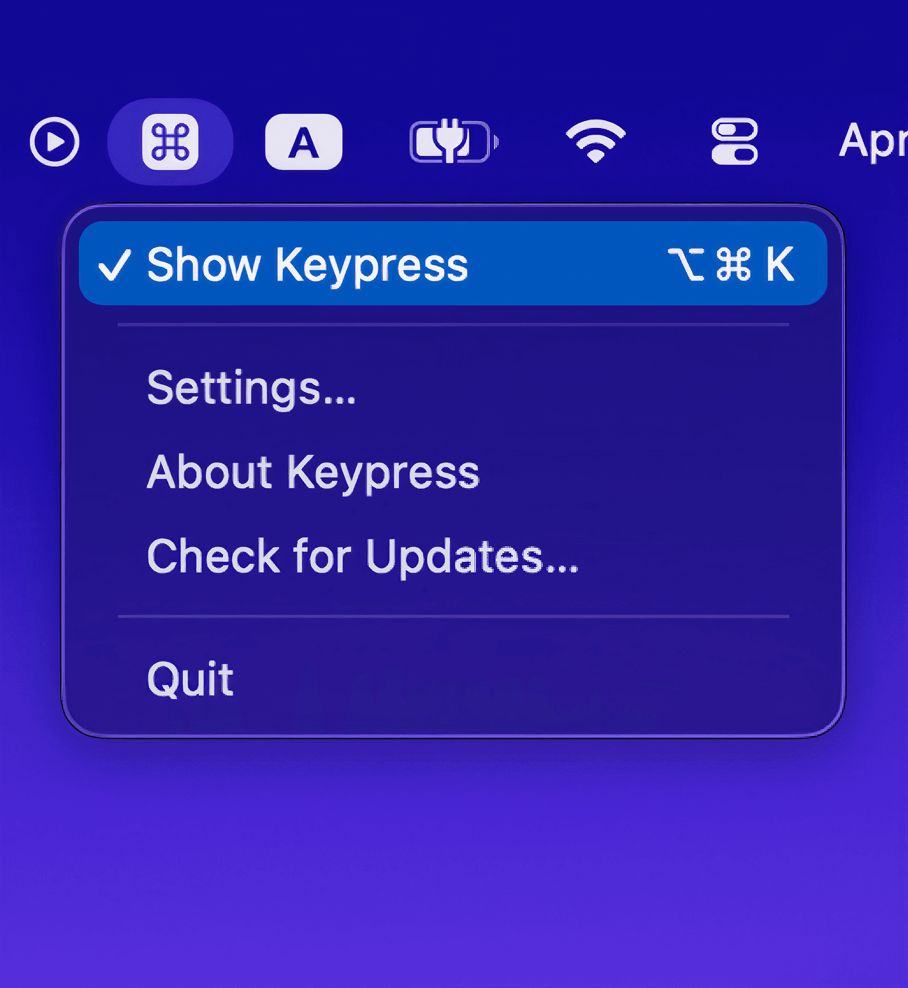 menubar