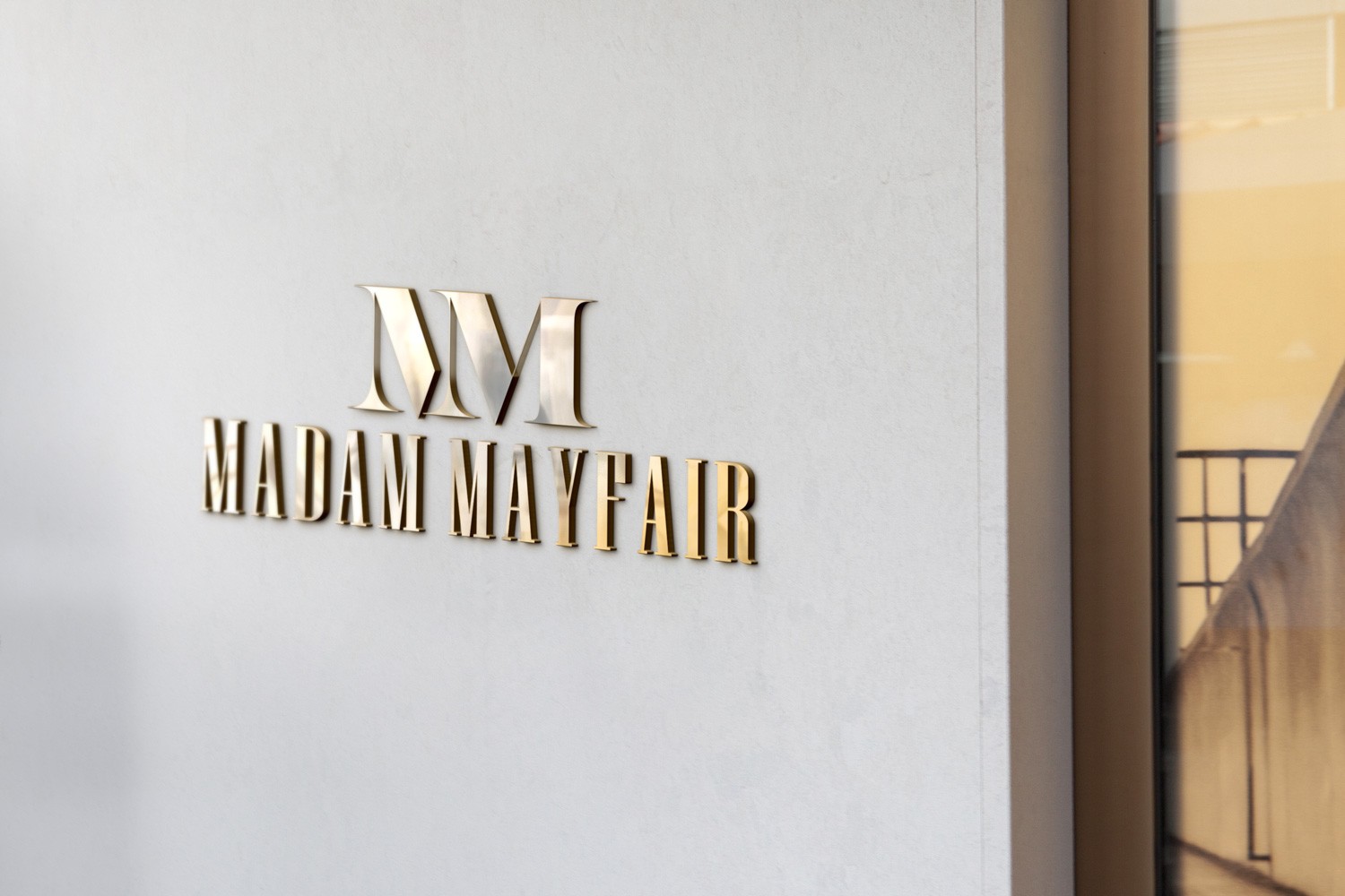 Madam Mayfair logo and brand design