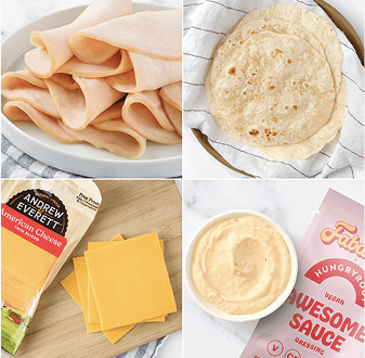 Lunchbox Turkey & American Roll-Ups