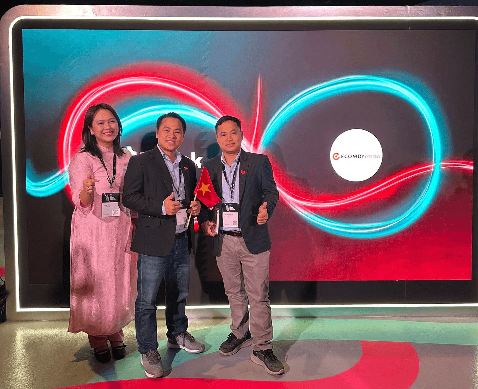 Ecomdy team at TikTok Partner Summit & Awards 2026