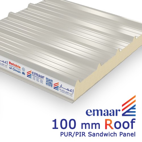 100mm Roof PU & PIR Sndwich Panel