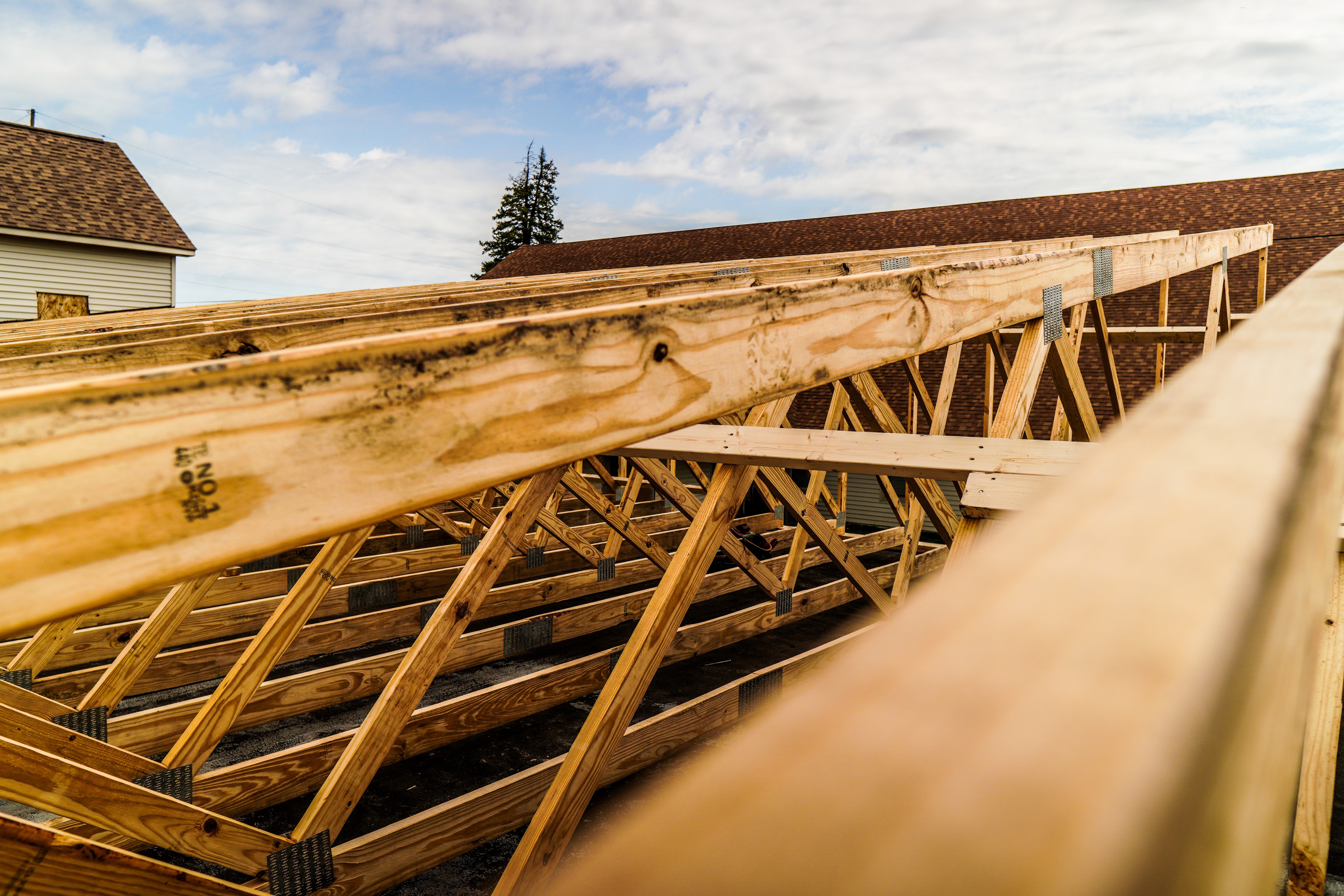 Commercial roof installation at Heritage Baptist Church