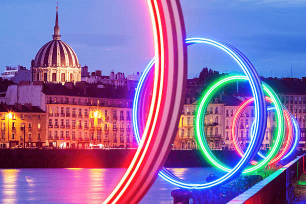 vue sur les quais de nantes
