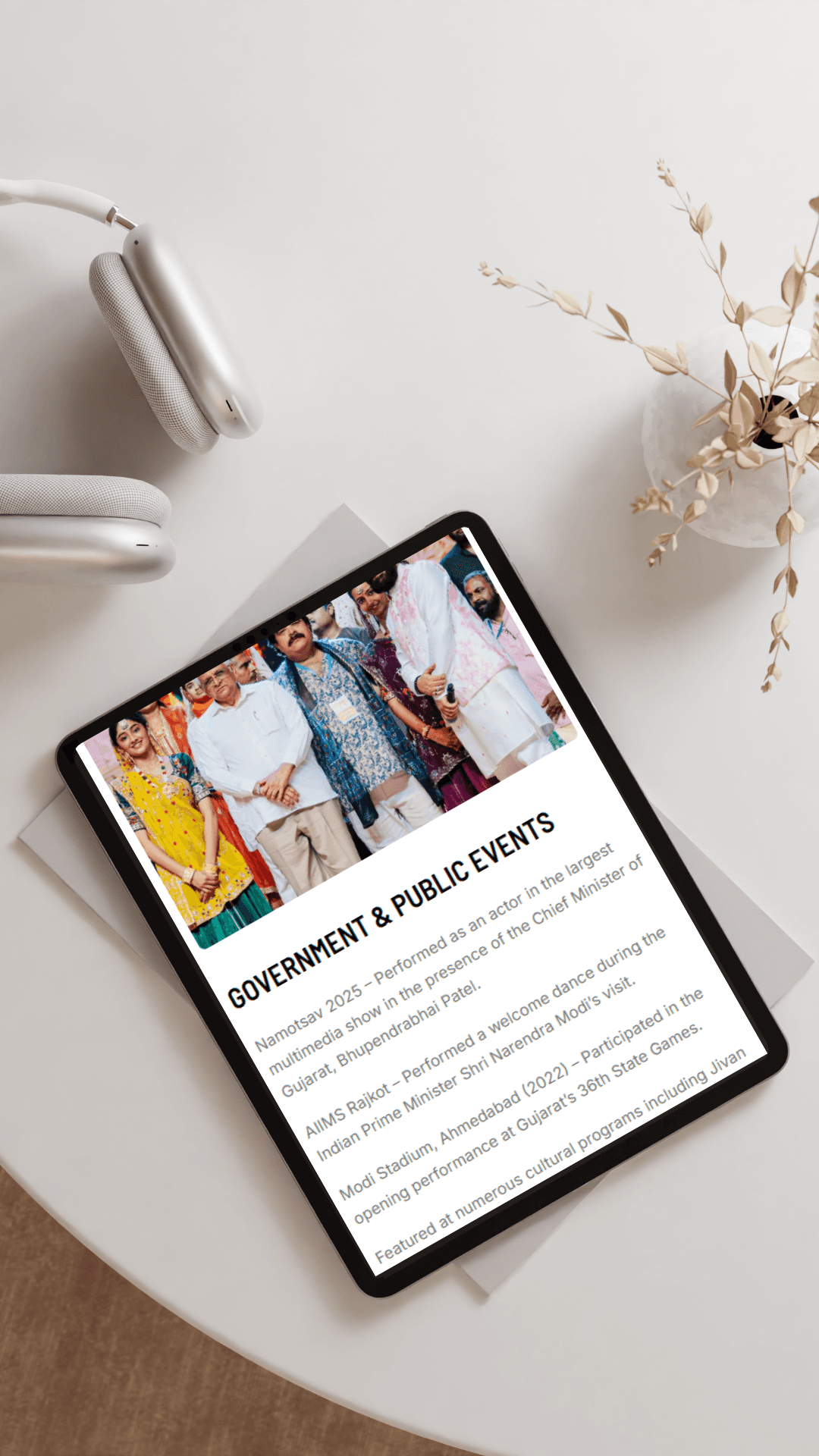 A mockup of screenshot from website