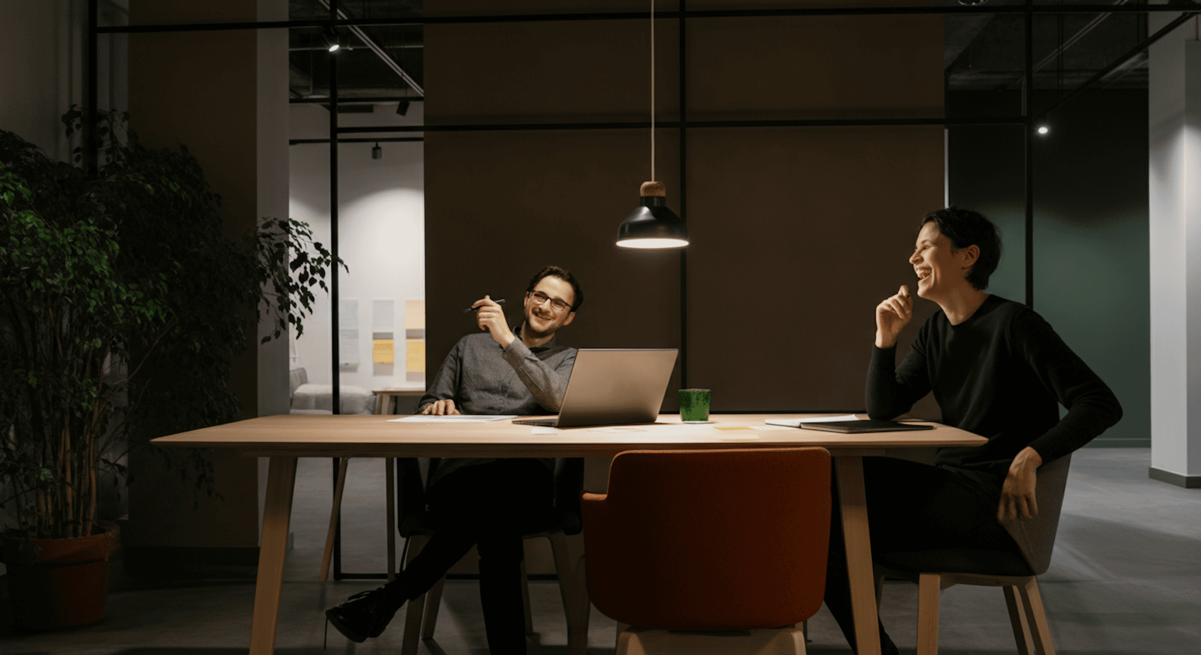 Lively Conversation at Work