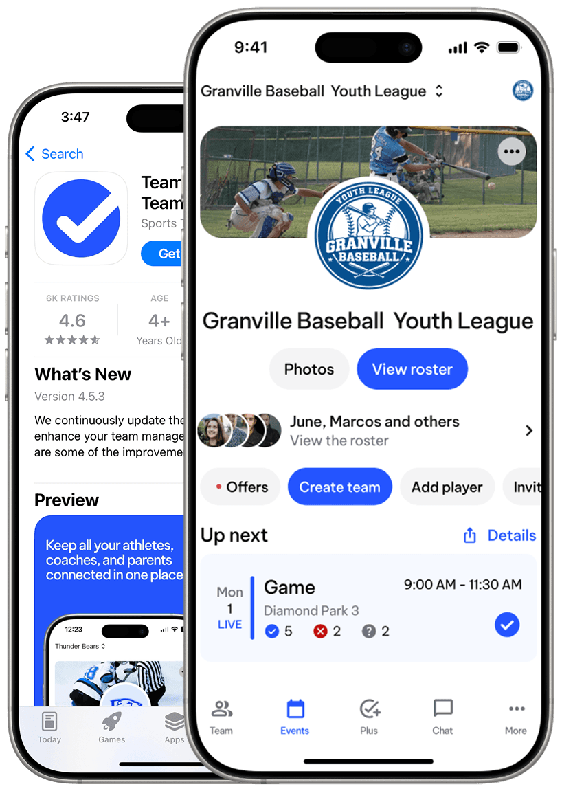 TeamLinkt's Baseball Team App